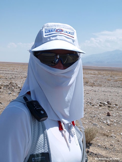Jacki can't outrun the sun.
