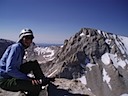 Mt. Russell with Mt. Whitney in background.